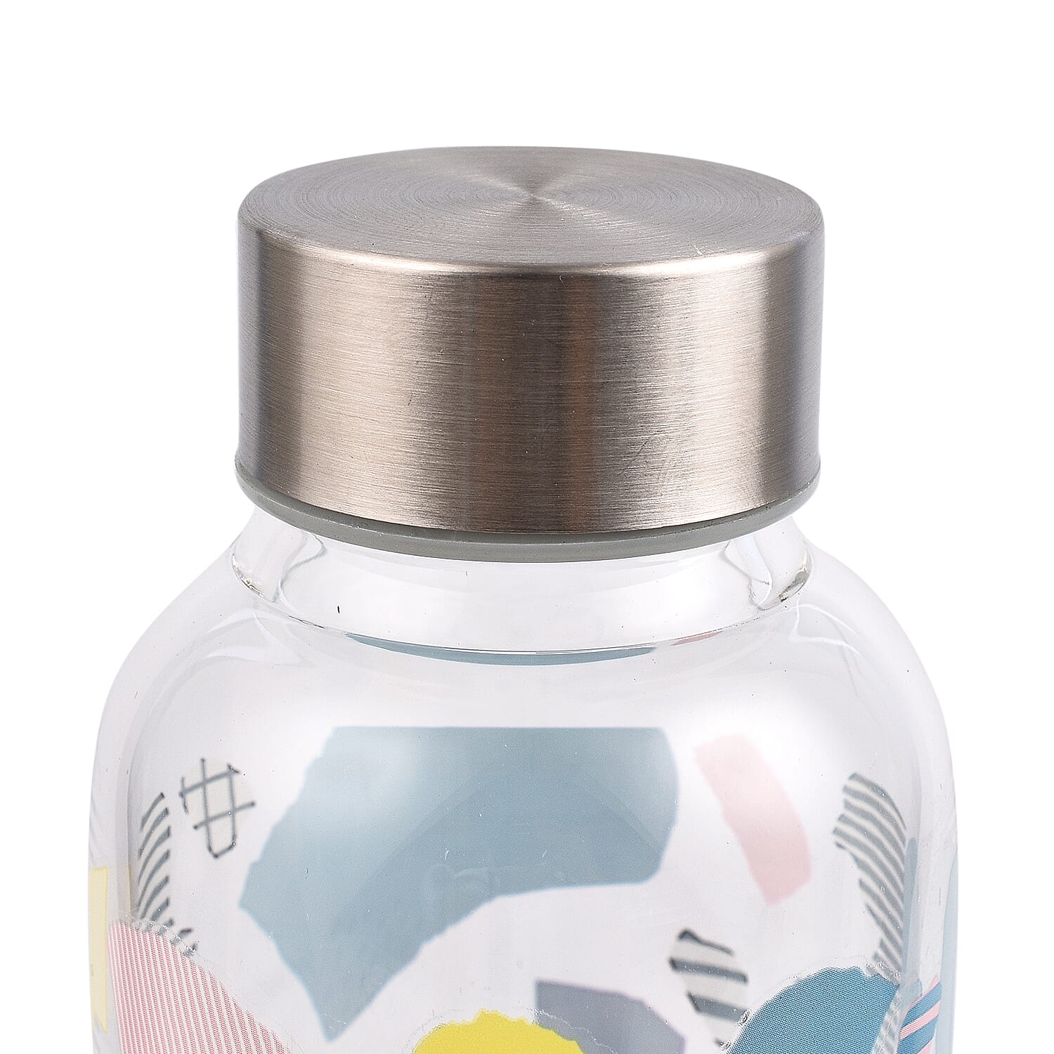 Glass Drinking Bottle - Blue (570ml)