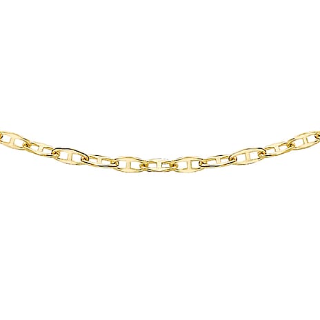 14K Yellow Gold  Chain (Size - 16),  Gold Wt. 0.8 Gms