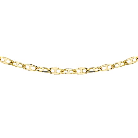 Flat Rambo Chain 16 Inch in 14K Yellow Gold Flat Rambo Chain 16 Inch in 14K Yellow Gold