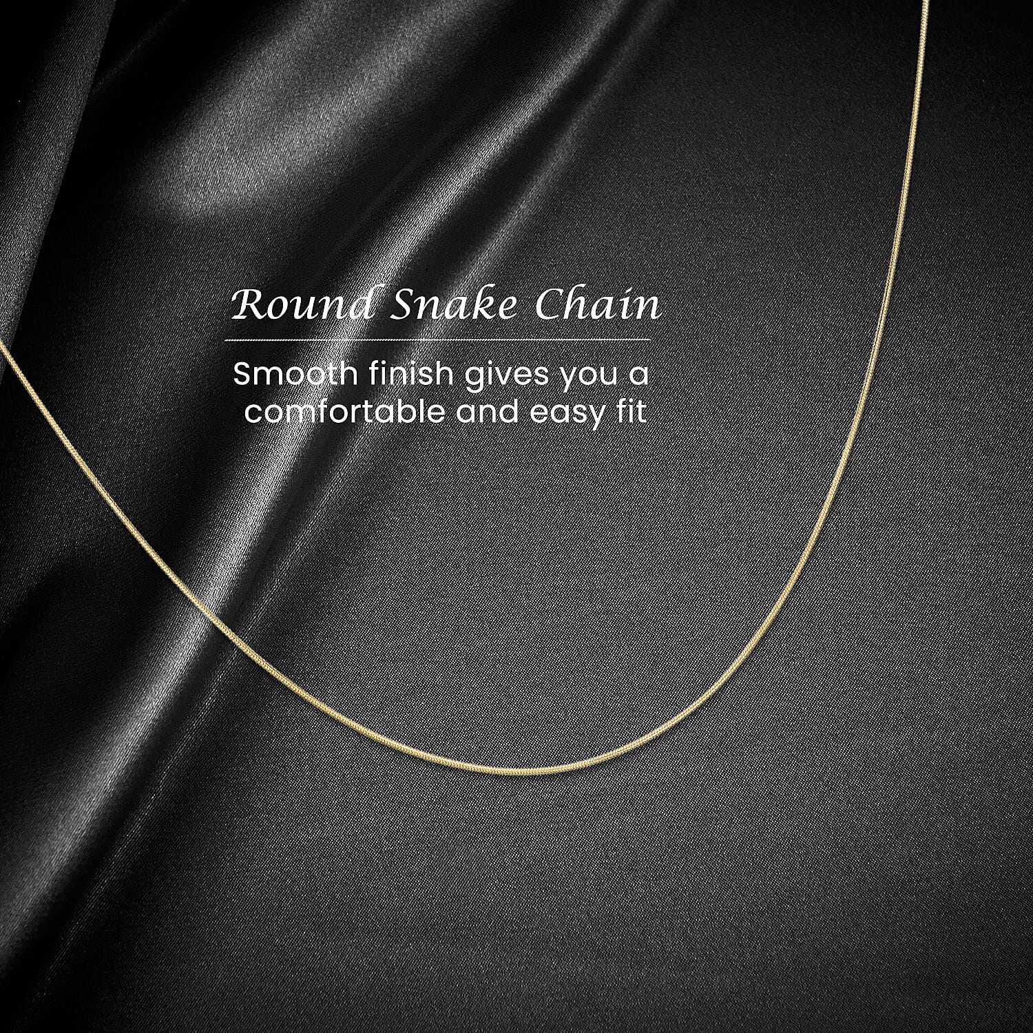 14K Yellow Gold  Chain (Size - 16),  Gold Wt. 2.6 Gms
