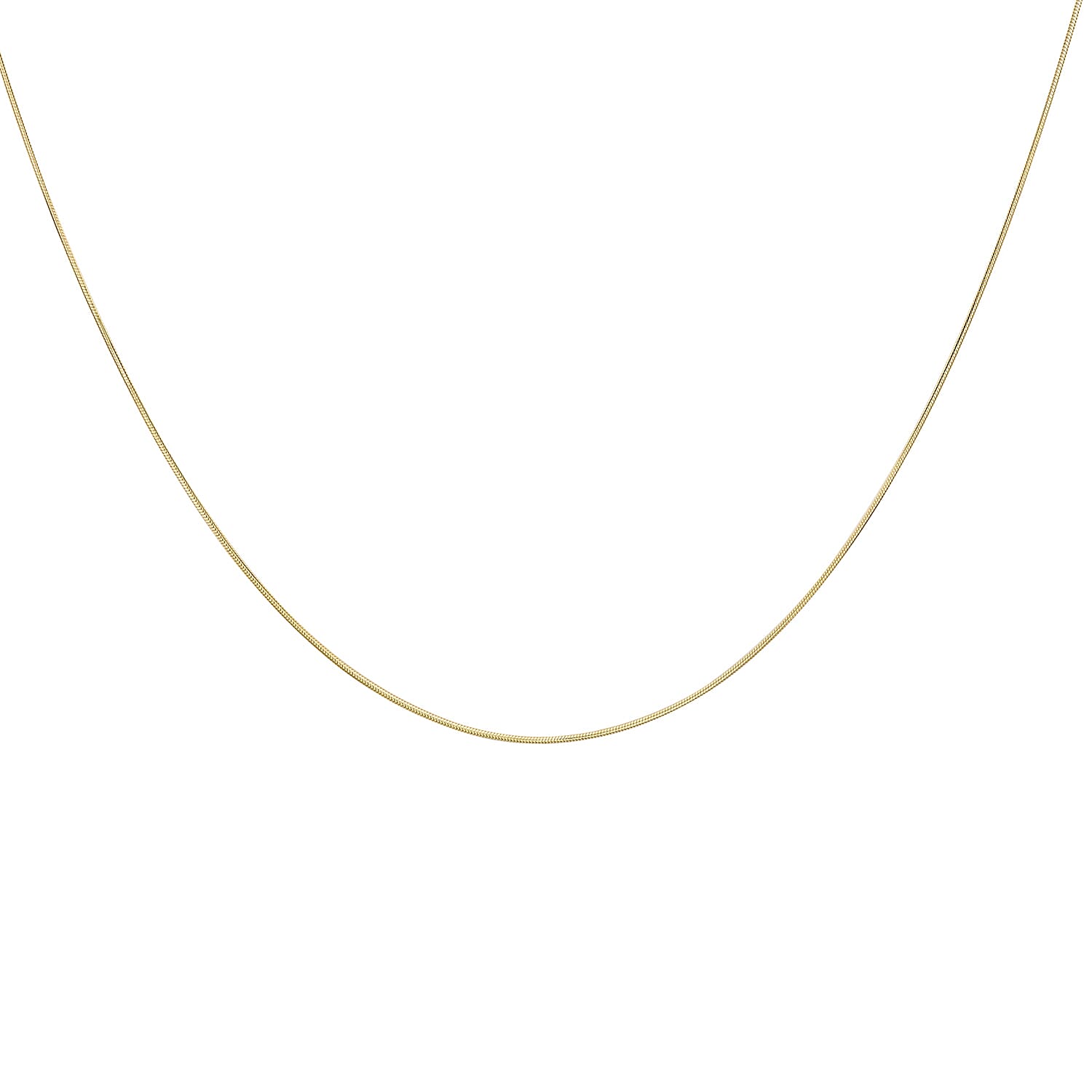 14K Yellow Gold  Chain (Size - 16),  Gold Wt. 2.6 Gms