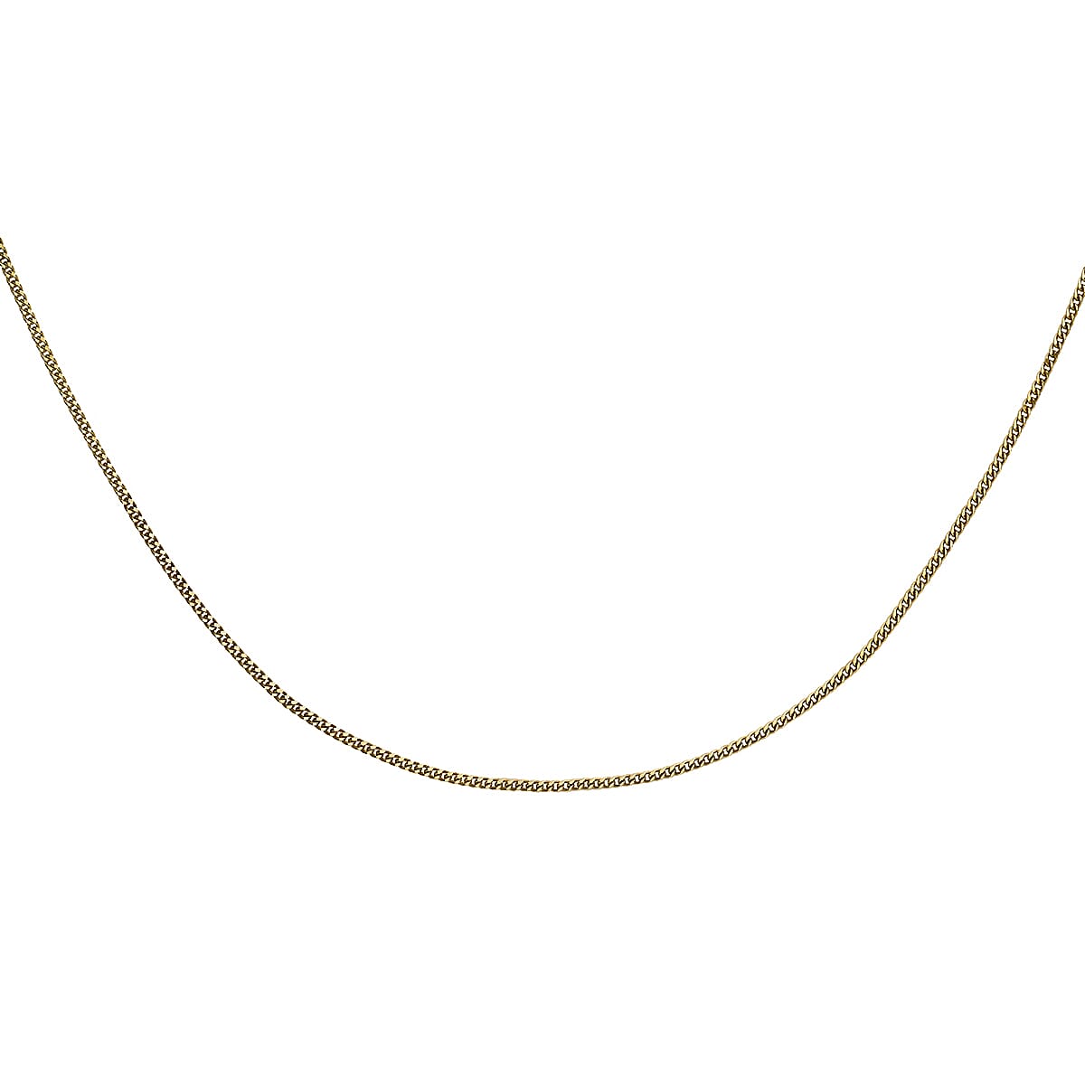 9K Yellow Gold  Chain (Size - 20),  Gold Wt. 0.83 Gms