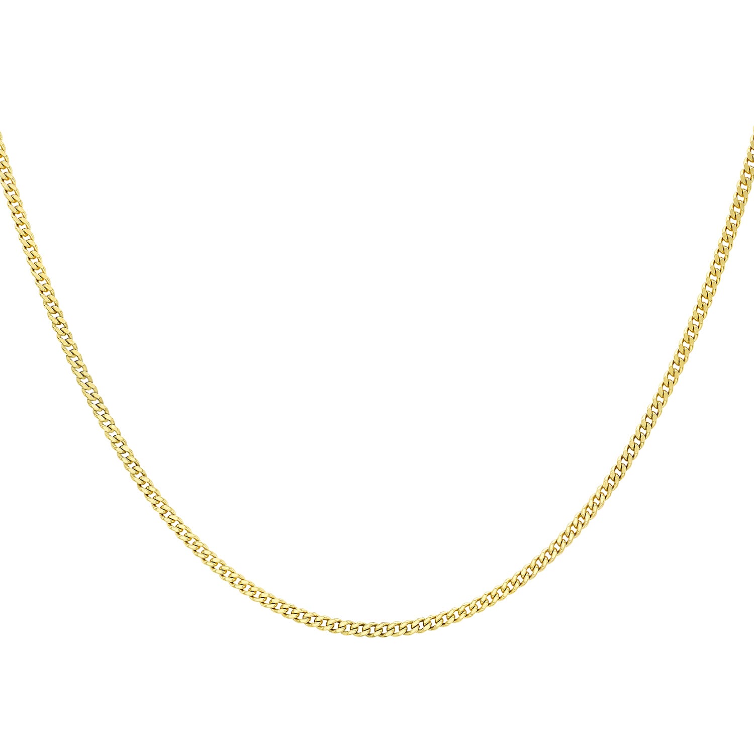 9K Yellow Gold  Chain (Size - 18),  Gold Wt. 0.78 Gms