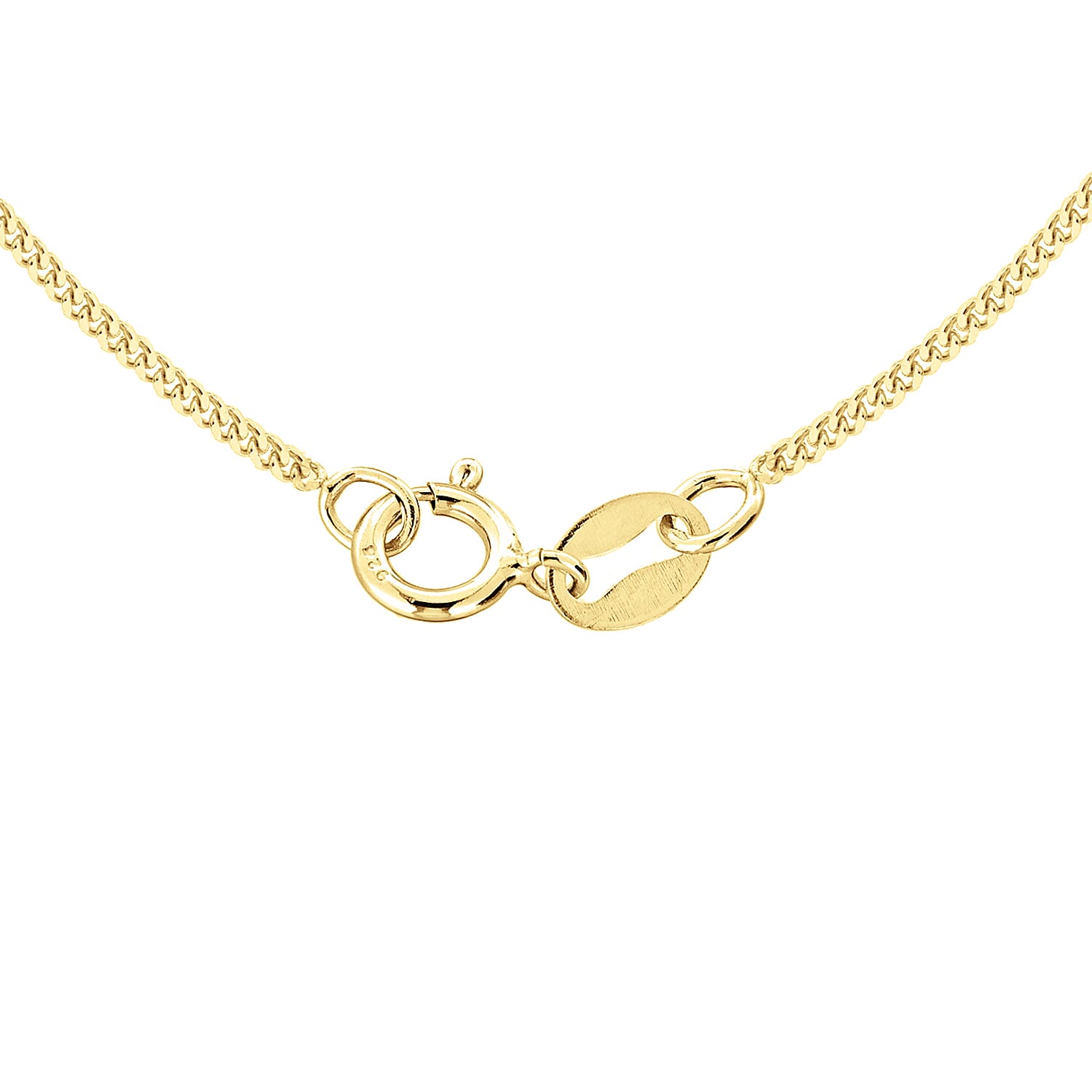 9K Yellow Gold  Chain (Size - 18),  Gold Wt. 0.78 Gms