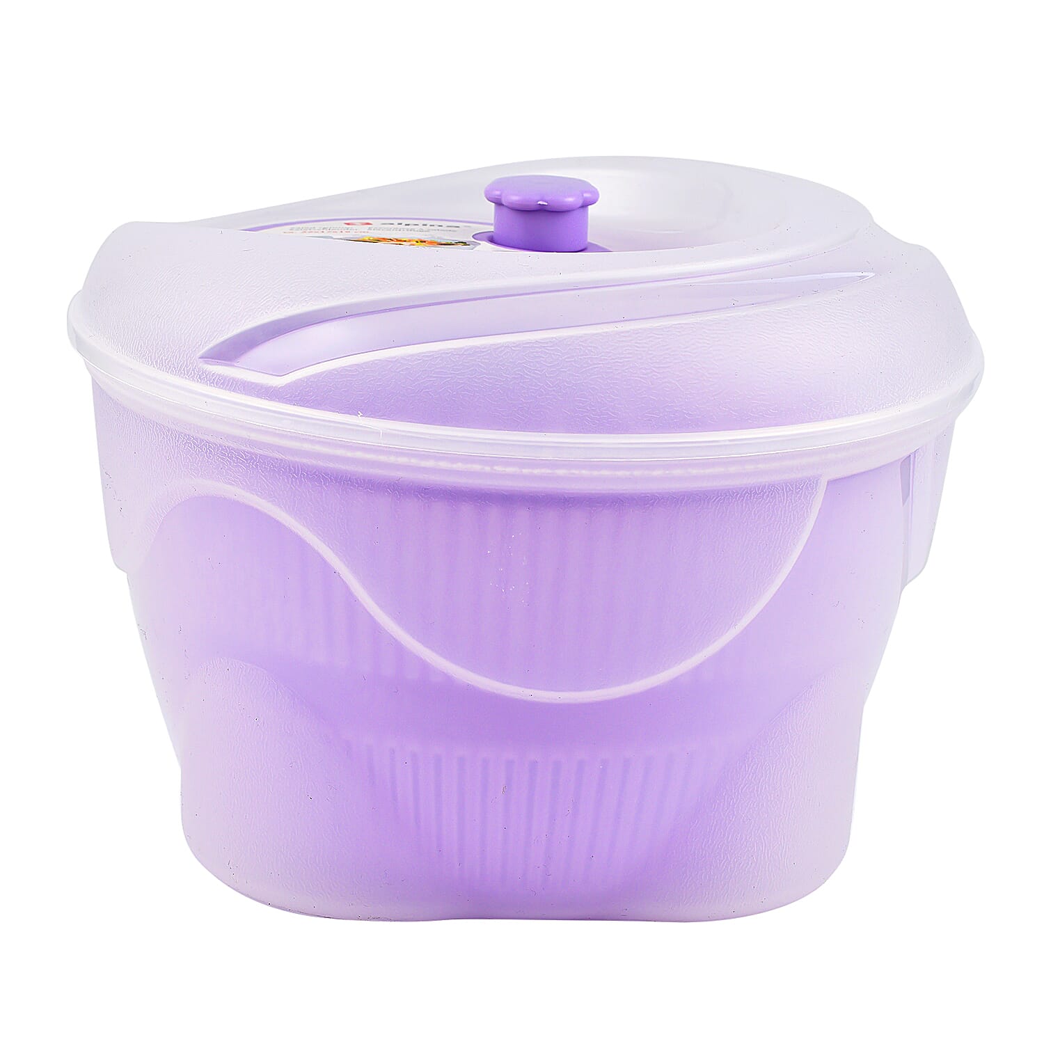 Salad Spinner (Size 22x17x15 cm) - Purple