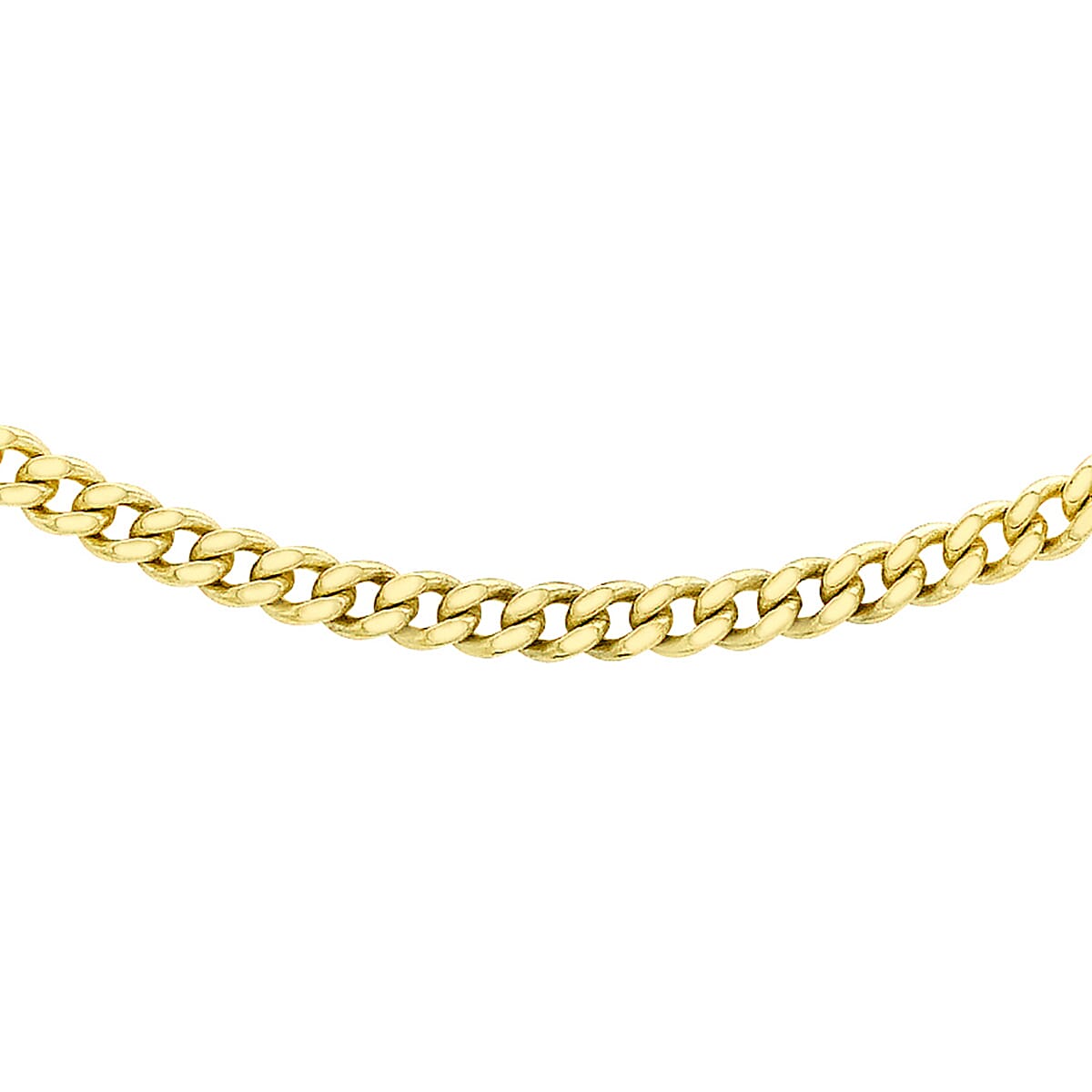 9K Yellow Gold  Chain (Size - 16),  Gold Wt. 1.2 Gms