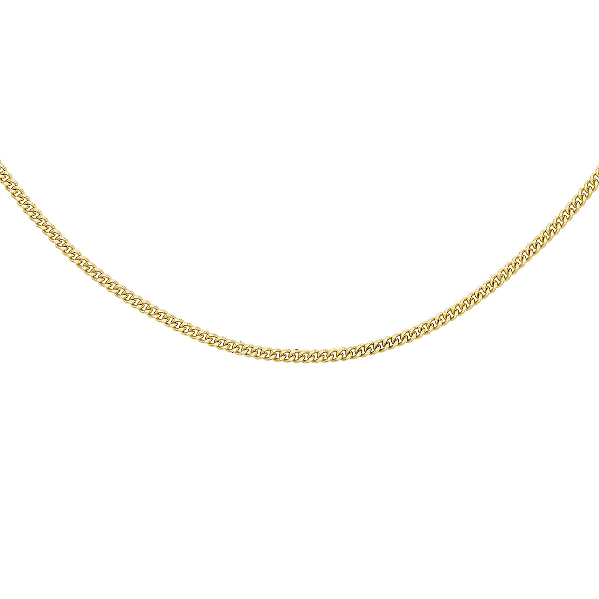 9K Yellow Gold  Chain (Size - 18),  Gold Wt. 1.3 Gms