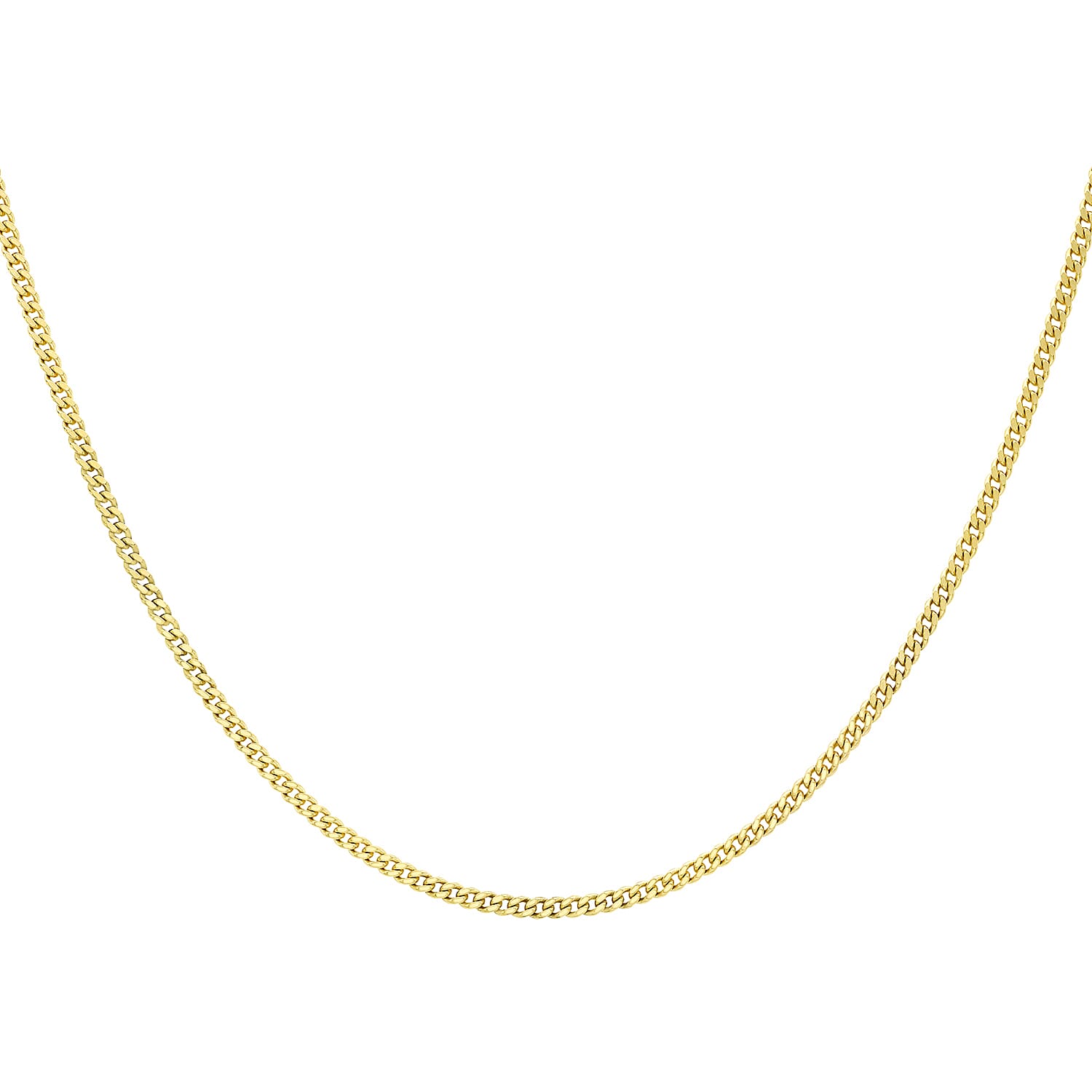 9K Yellow Gold  Chain (Size - 20),  Gold Wt. 1.4 Gms