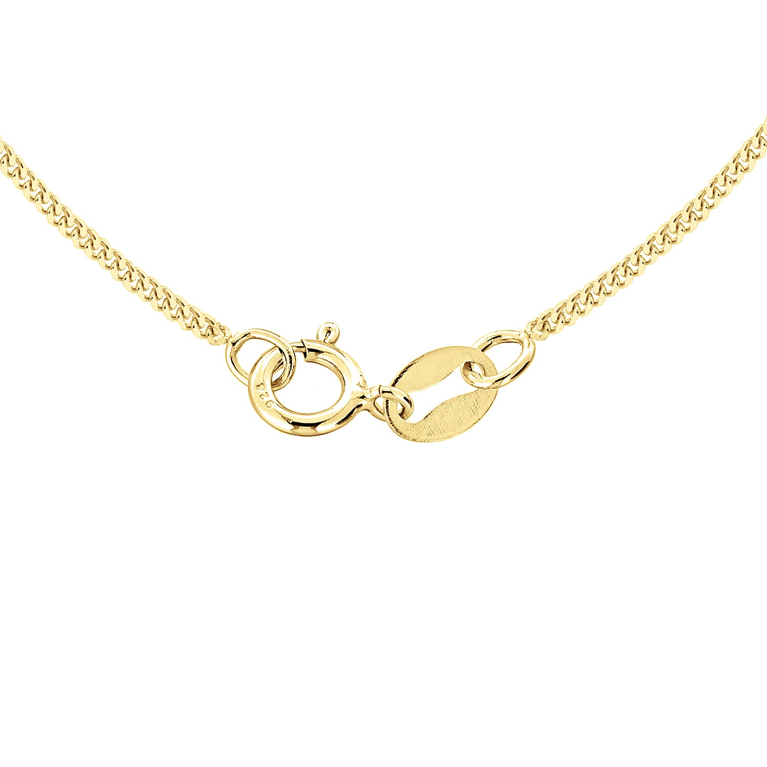 9K Yellow Gold  Chain (Size - 20),  Gold Wt. 1.4 Gms
