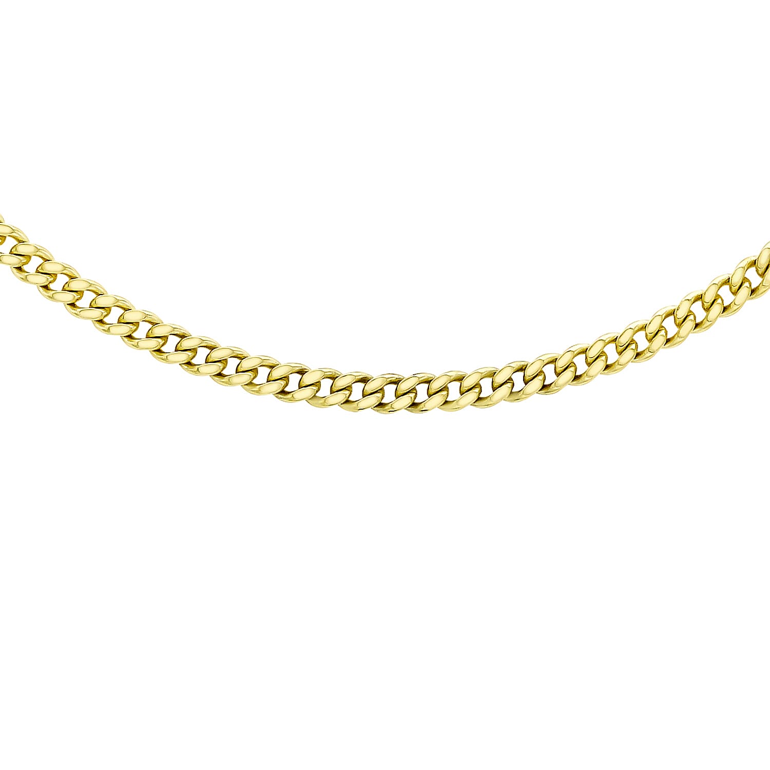 9K Yellow Gold  Chain (Size - 22),  Gold Wt. 1.6 Gms
