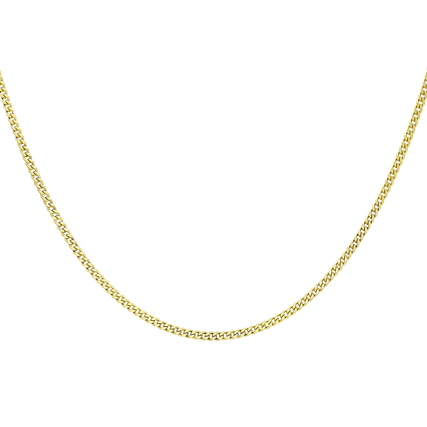 9K Yellow Gold  Chain (Size - 22),  Gold Wt. 1.6 Gms