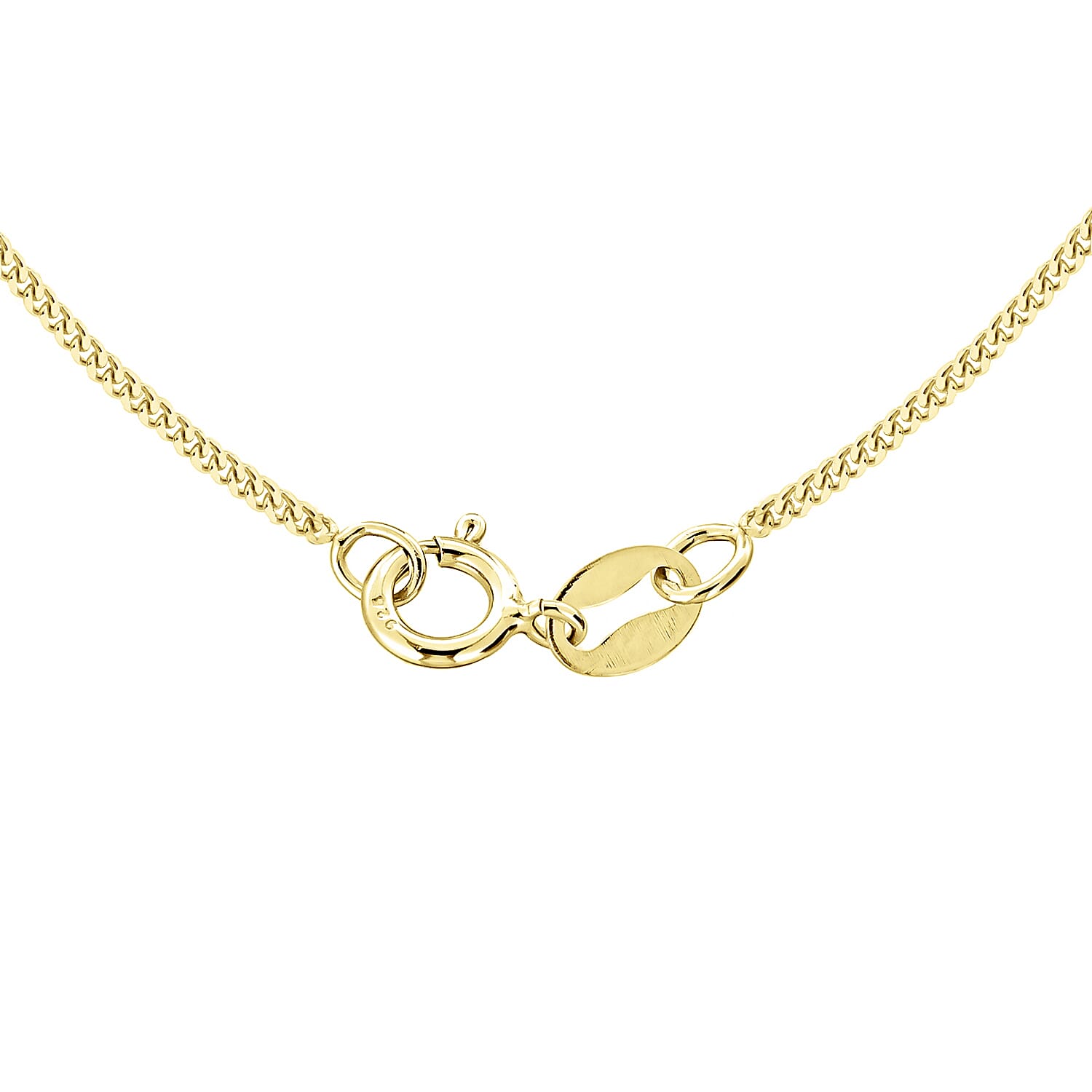 9K Yellow Gold  Chain (Size - 22),  Gold Wt. 1.6 Gms
