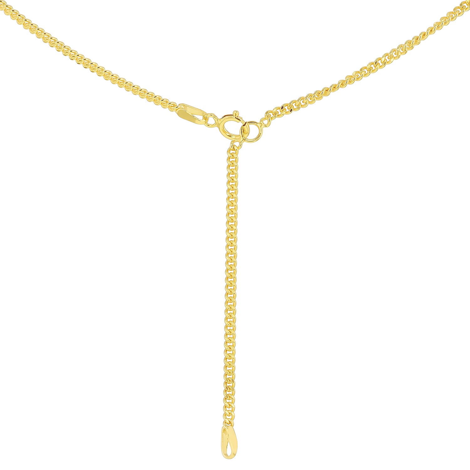 9K Yellow Gold  Chain (Size - 22),  Gold Wt. 4.9 Gms