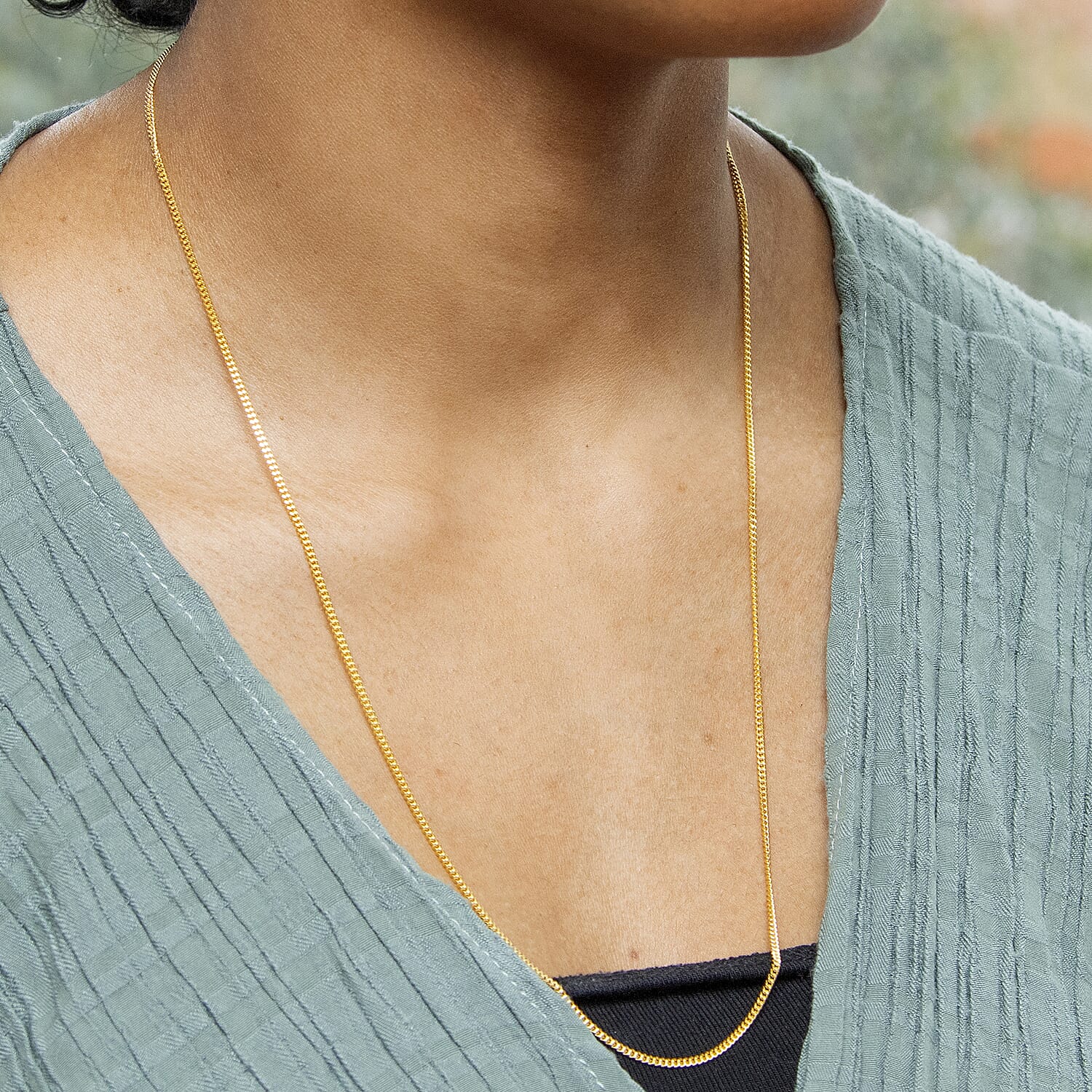 9K Yellow Gold  Chain (Size - 24),  Gold Wt. 5.3 Gms