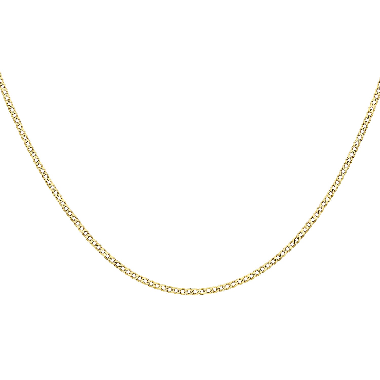9K Yellow Gold  Chain (Size - 22),  Gold Wt. 2.2 Gms