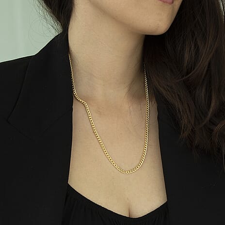 9K Yellow Gold  Chain (Size - 20),  Gold Wt. 7 Gms