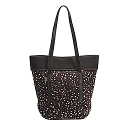 Built New York City Candy Dot Tote Bag With Strap - Cream