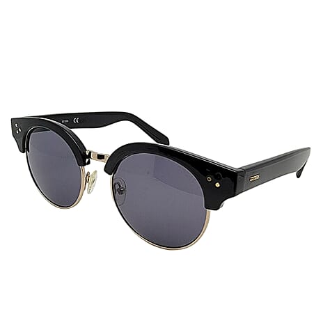 Summer Closeout- GUESS Black & Gold Half Rim Sunglasses