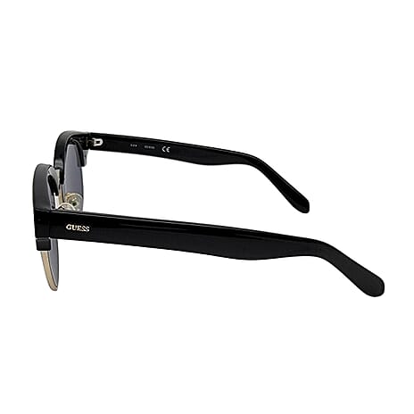 Summer Closeout- GUESS Black - Gold Half Rim Sunglasses