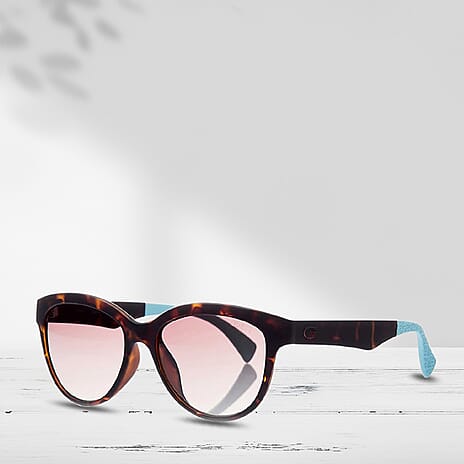 Summer Closeout - GUESS Pink Square Sunglasses with Brown Lenses
