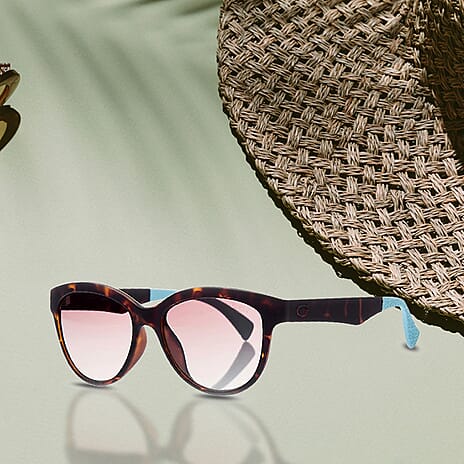 Summer Closeout - GUESS Pink Square Sunglasses with Brown Lenses