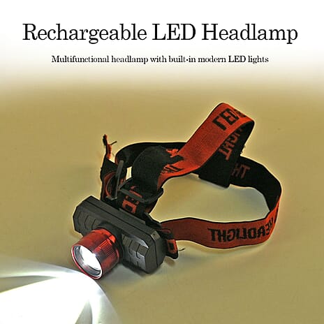 Rechargeable Headlamp with 3 modes