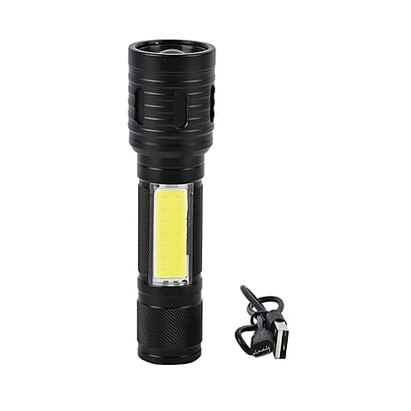 Aluminum LED Flashlight - Black