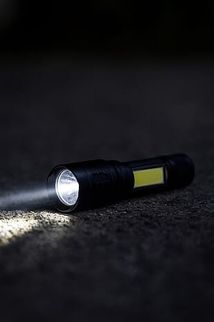 Aluminum LED Flashlight - Black