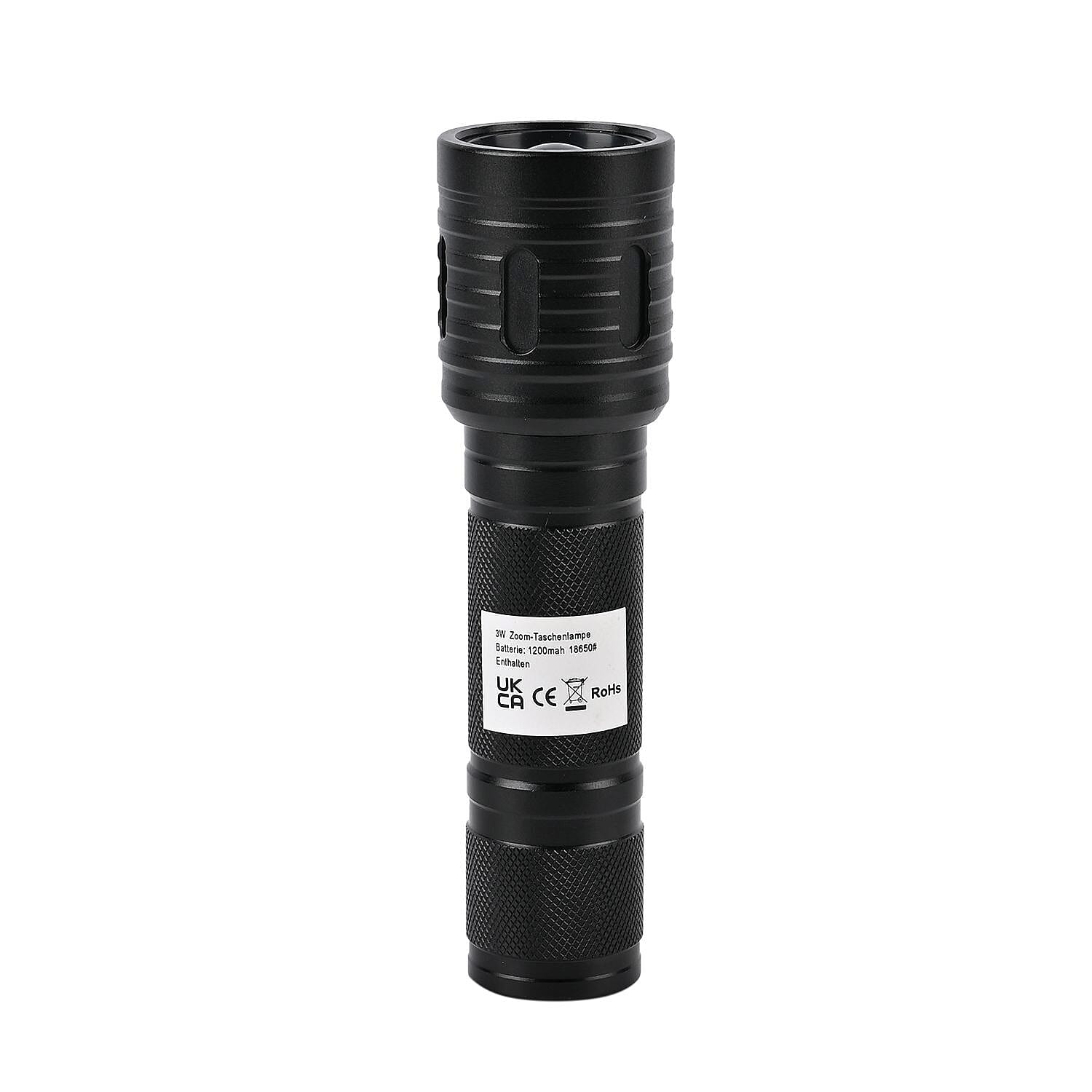Aluminum LED Flashlight - Black