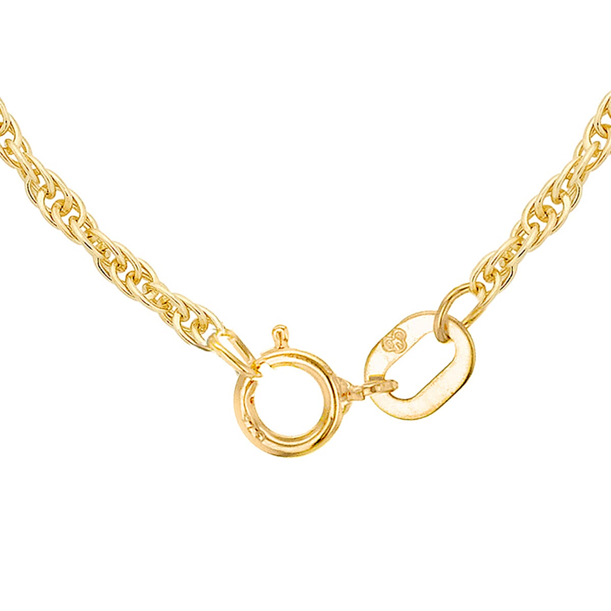9K Yellow Gold  Chain (Size - 20),  Gold Wt. 1 Gms