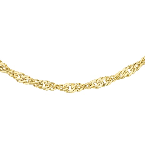 9K Yellow Gold  Chain (Size - 20),  Gold Wt. 2 Gms