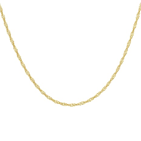 9K Yellow Gold  Chain (Size - 20),  Gold Wt. 2 Gms