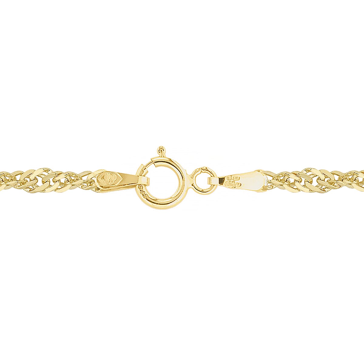 9K Yellow Gold  Chain (Size - 18),  Gold Wt. 3.3 Gms