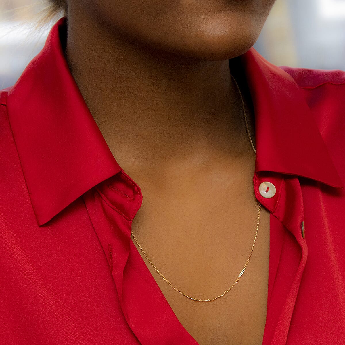 9K Yellow Gold  Chain (Size - 20),  Gold Wt. 2.1 Gms