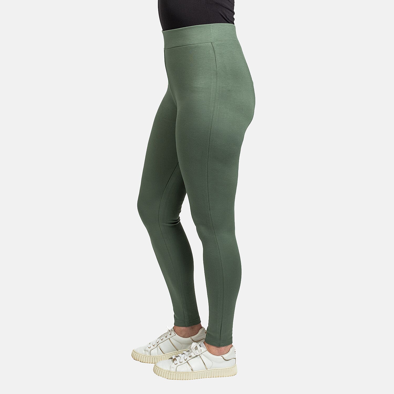  Brush Back Legging (Size L) - Blue