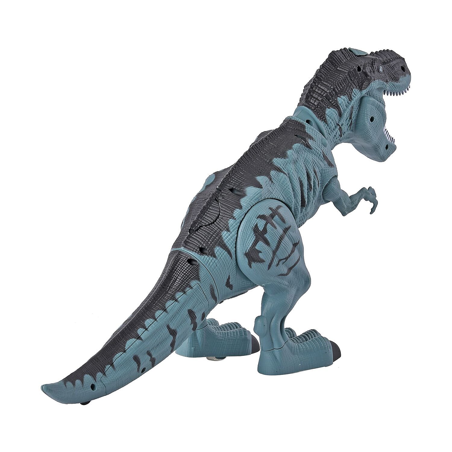 Remote Controlled Spray Laying Tyrannosaurus Rex with Projection - Blue