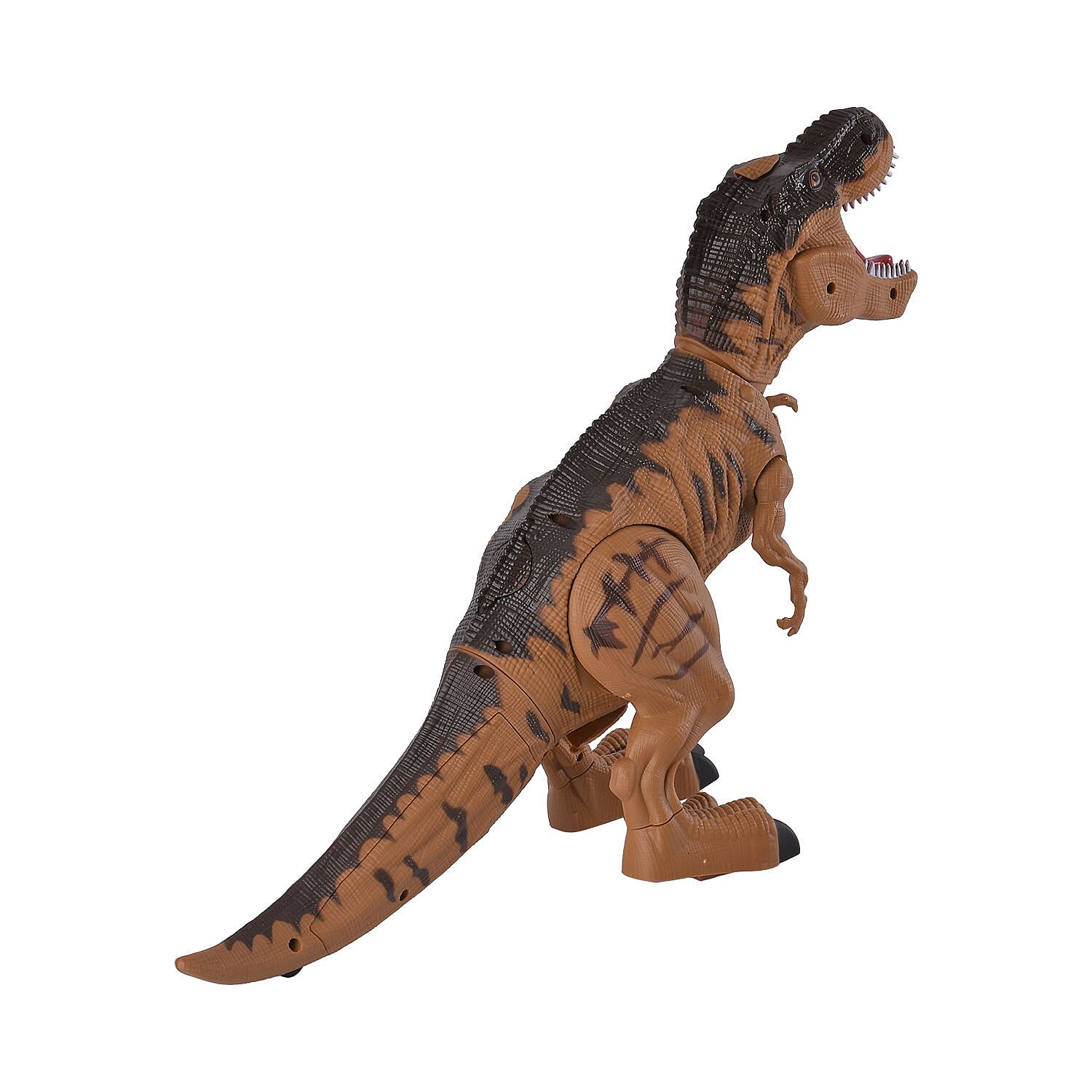 Remote Controlled Spray Laying Tyrannosaurus Rex with Projection - Brown -  (Requires 5AA Batteries - not Incld)