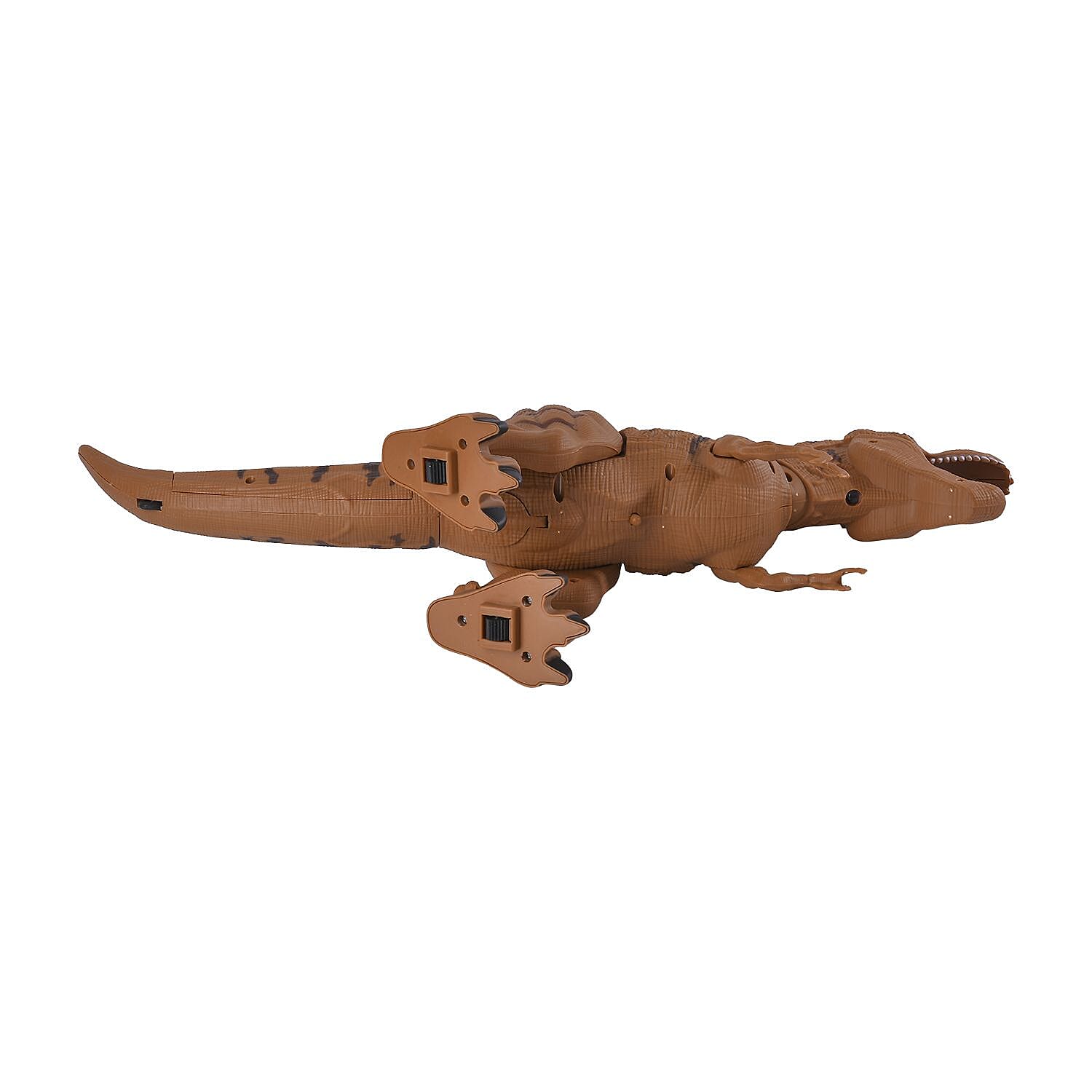 Remote Controlled Spray Laying Tyrannosaurus Rex with Projection - Brown -  (Requires 5AA Batteries - not Incld)