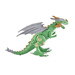 Mechanical Electric Walking Dinosaur with Wings - White