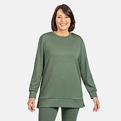 Longline Brush Back Women's Top