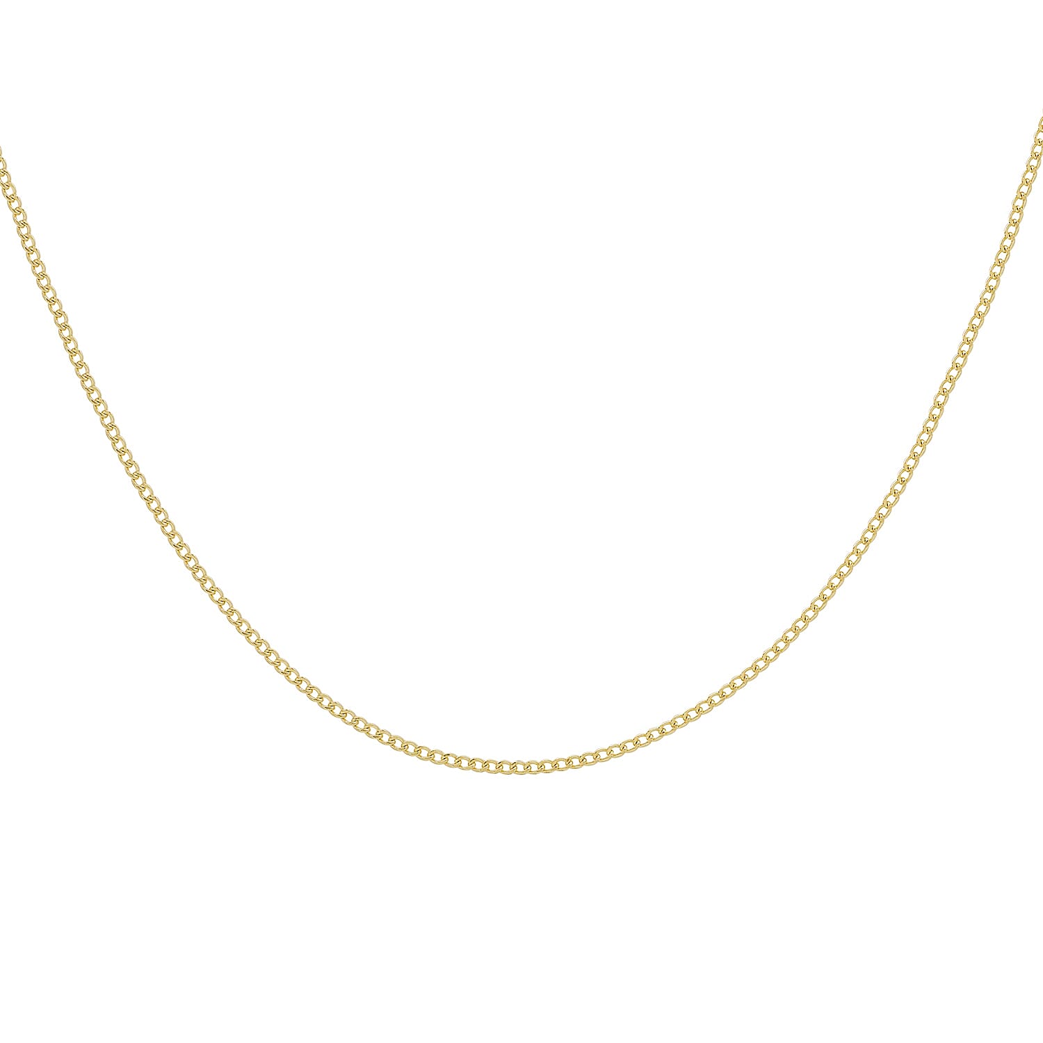 9K Yellow Gold  Chain (Size - 20),  Gold Wt. 1.4 Gms