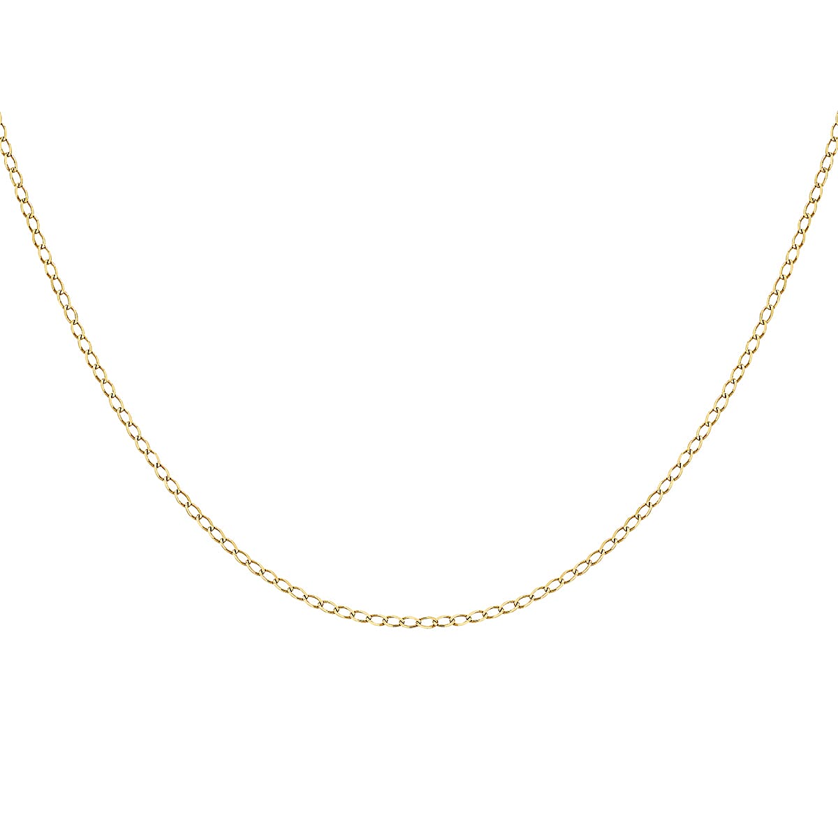 9K Yellow Gold  Chain (Size - 18),  Gold Wt. 2.2 Gms