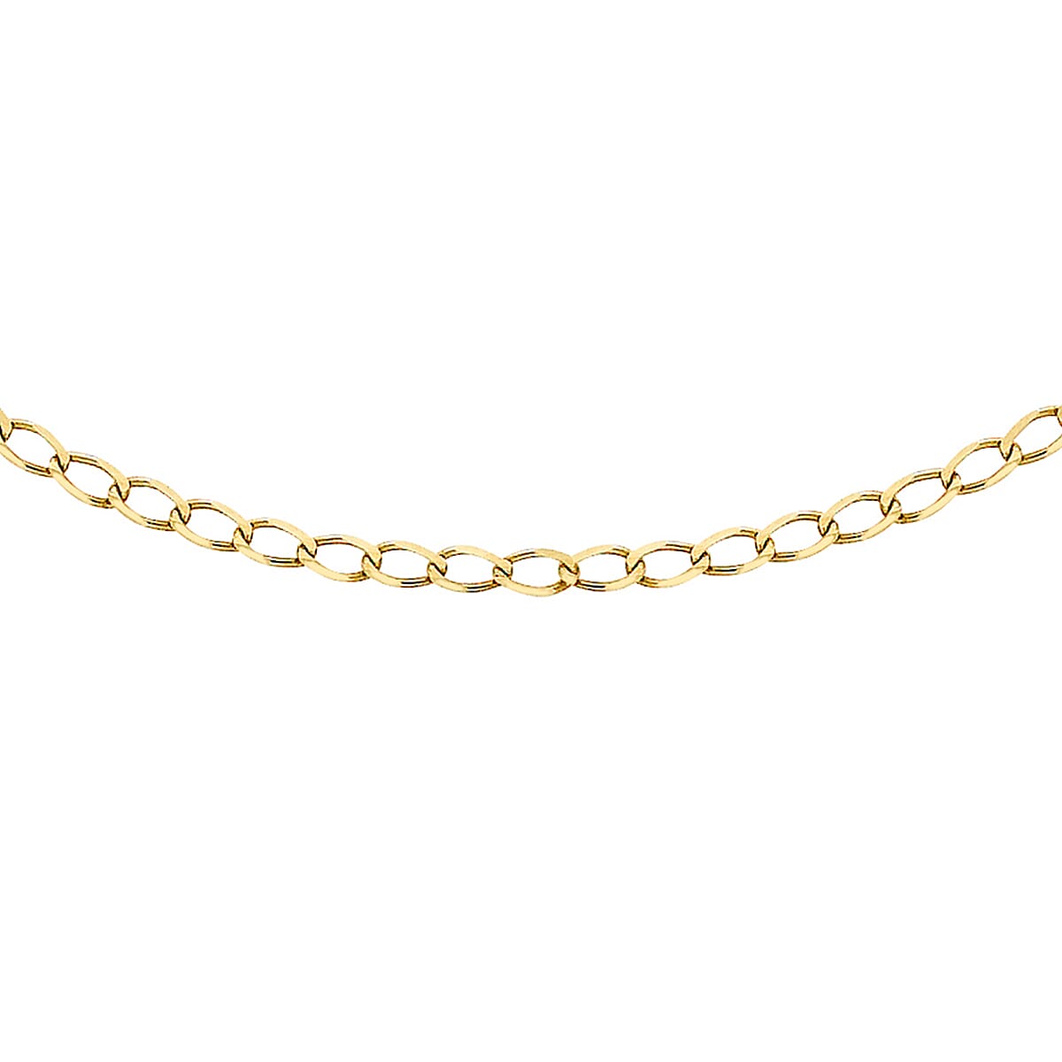 9K Yellow Gold  Chain (Size - 20),  Gold Wt. 2.4 Gms