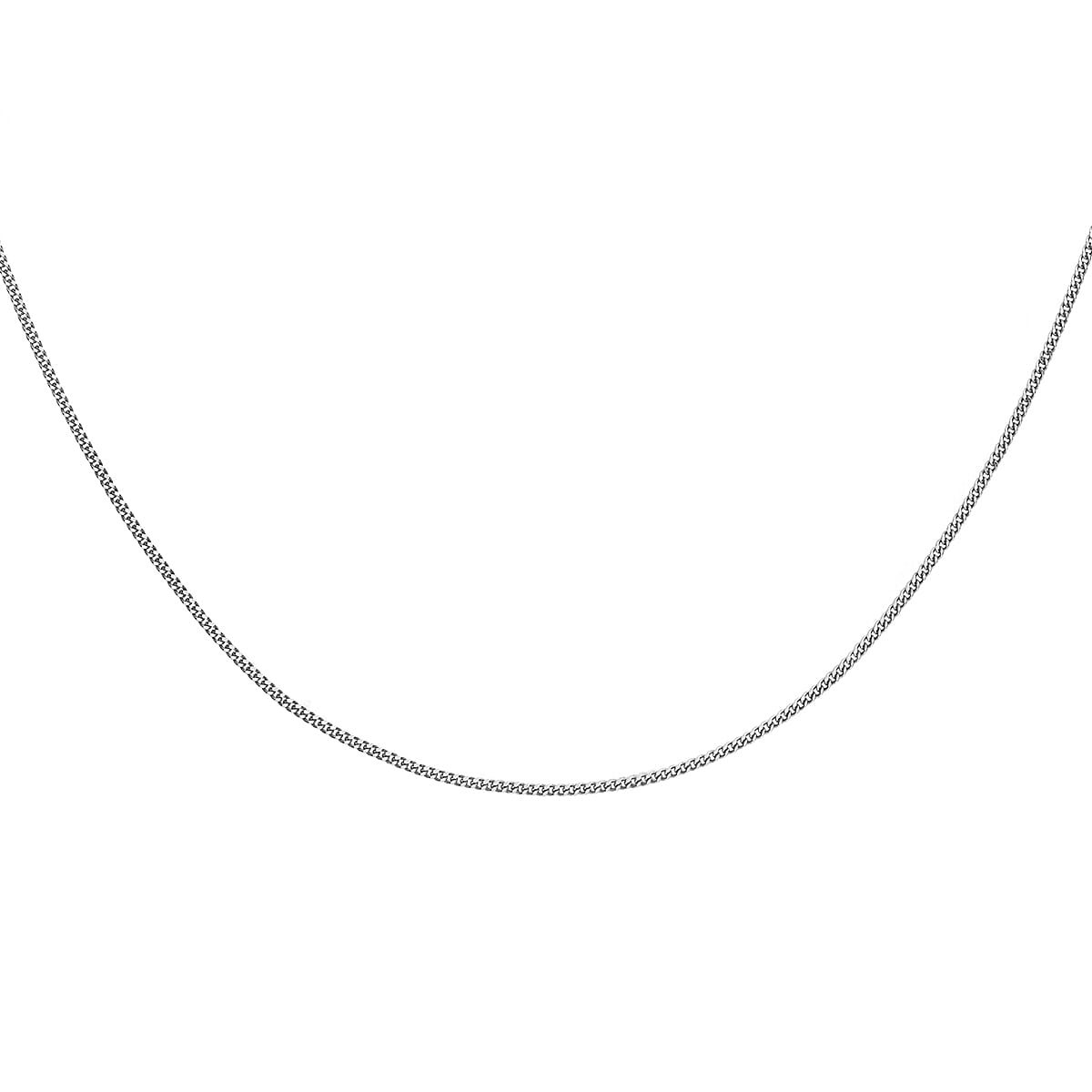 18K W Gold  Chain (Size - 18),  Gold Wt. 0.68 Gms