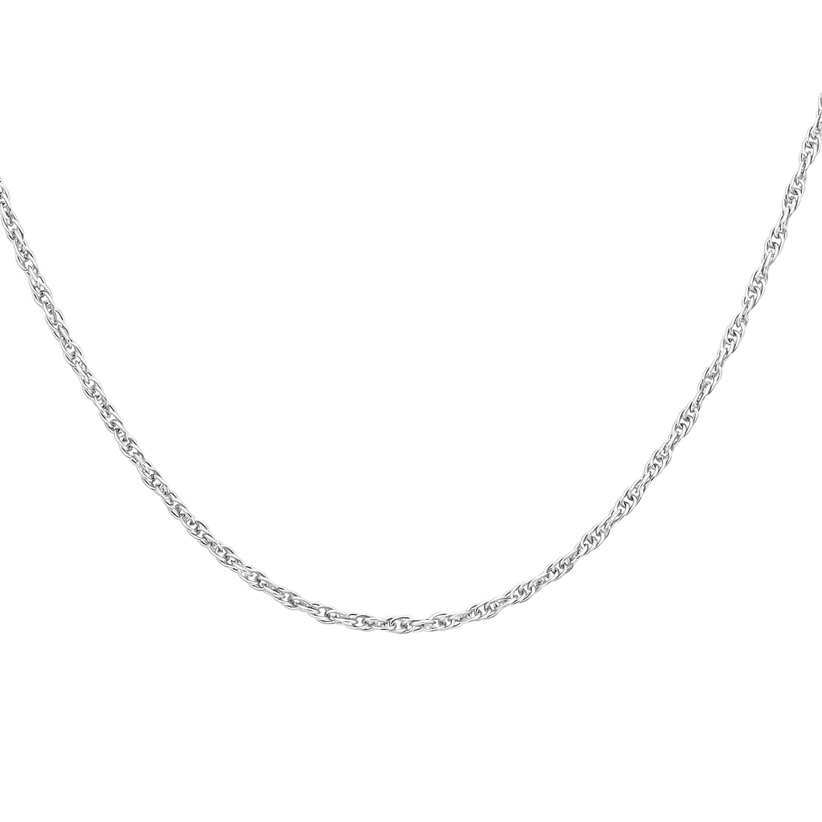 18K W Gold  Chain (Size - 18),  Gold Wt. 1.2 Gms