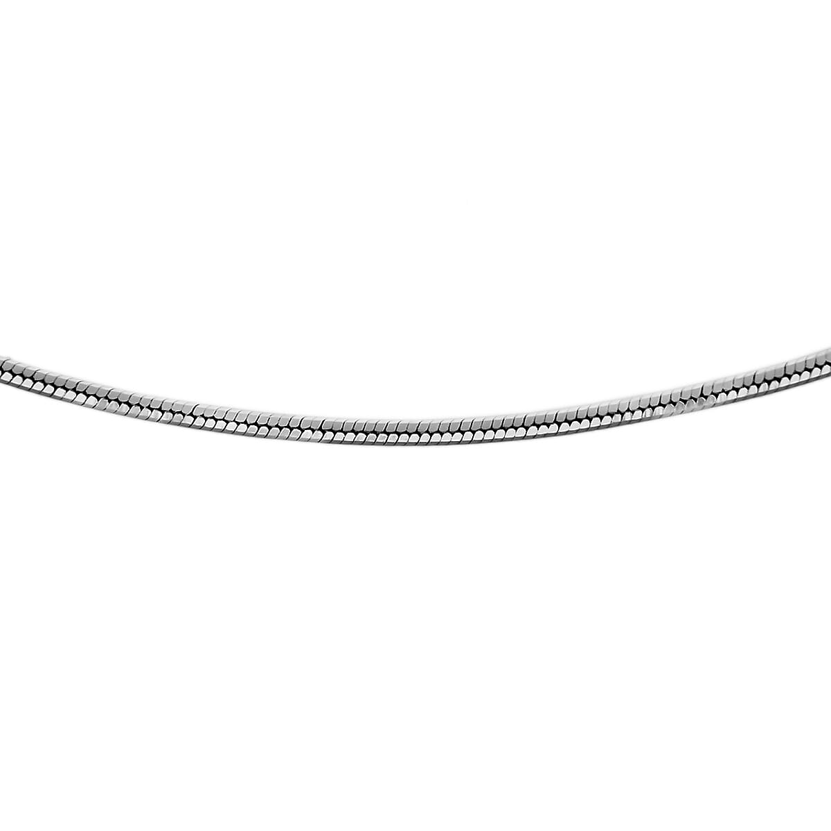 18K W Gold  Chain (Size - 18),  Gold Wt. 2.1 Gms