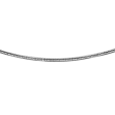 18K W Gold  Chain (Size - 18),  Gold Wt. 2.1 Gms