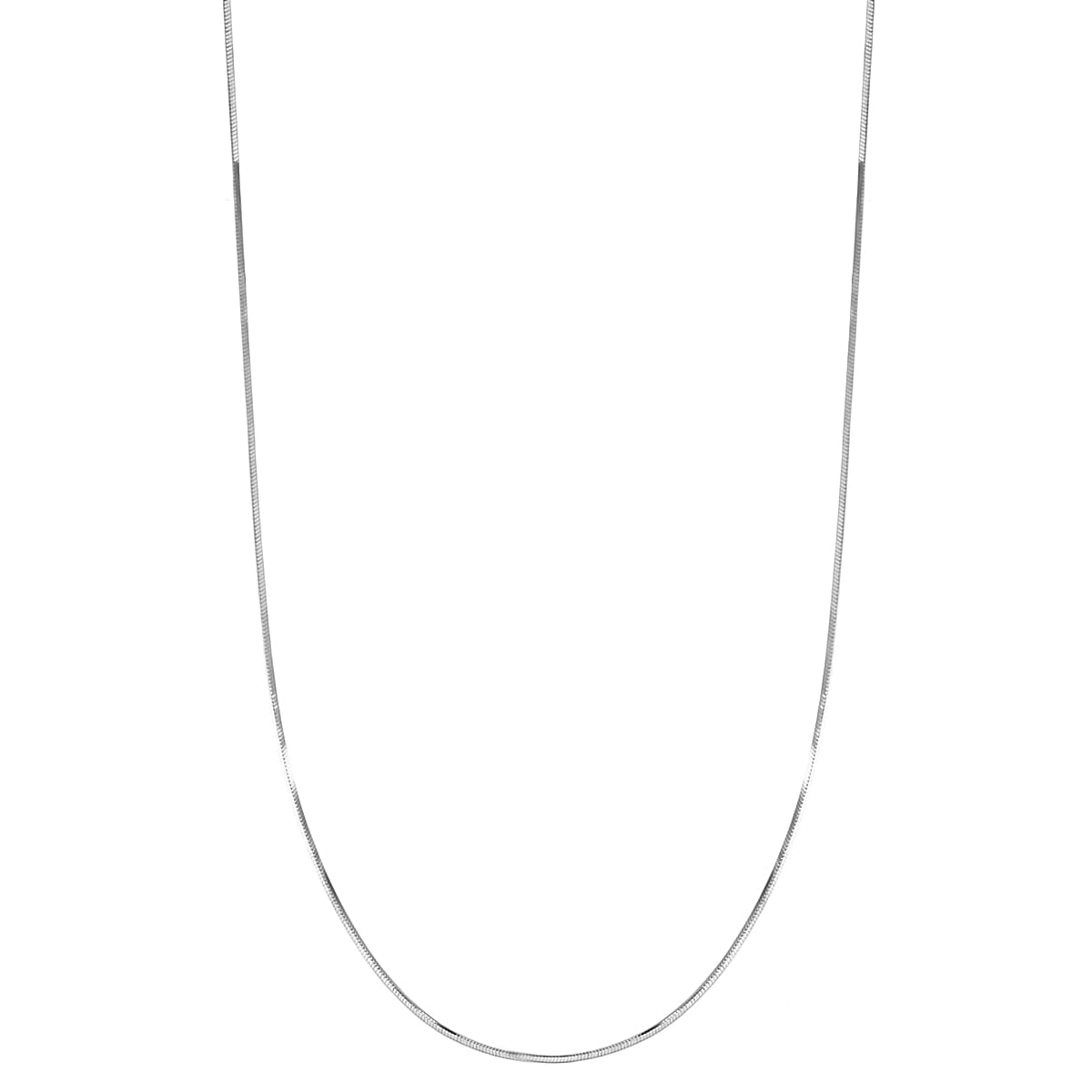 18K W Gold  Chain (Size - 18),  Gold Wt. 2.1 Gms