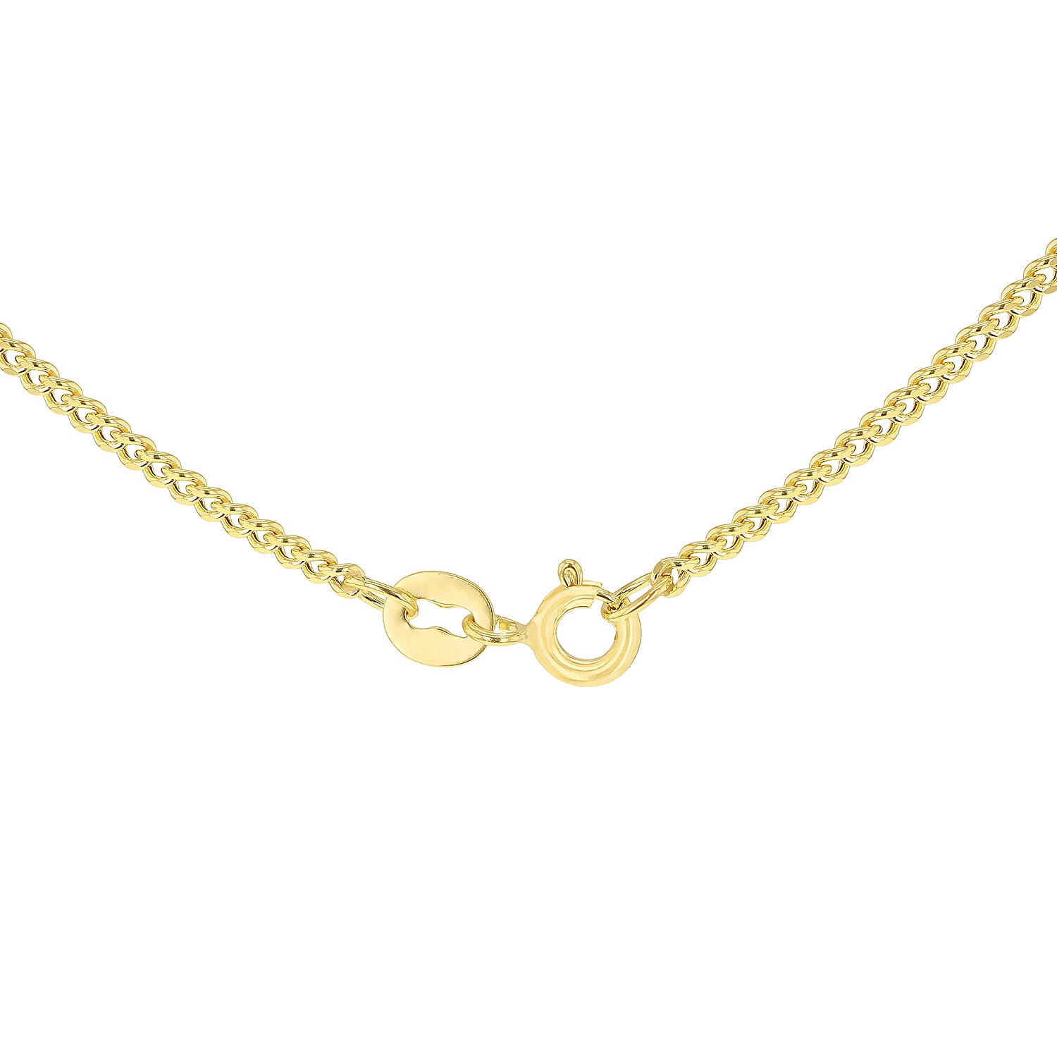 9K Yellow Gold  Chain (Size - 18),  Gold Wt. 1.9 Gms