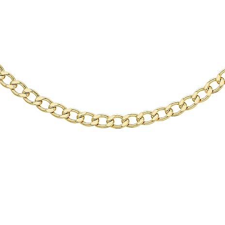9K Yellow Gold  Chain (Size - 16),  Gold Wt. 1.7 Gms